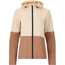Endurance Kinthar Hooded Jacket Dames, beige/bruin