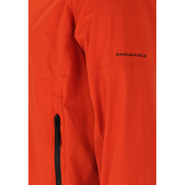 Endurance Komint Waterproof Jacket Men, pomarańczowy
