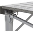 CAMPZ Kyoto Tisch AL 107x70x70cm silber