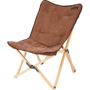 CAMPZ Osaka Juego para silla Madera de Haya Confort, marrón marrón