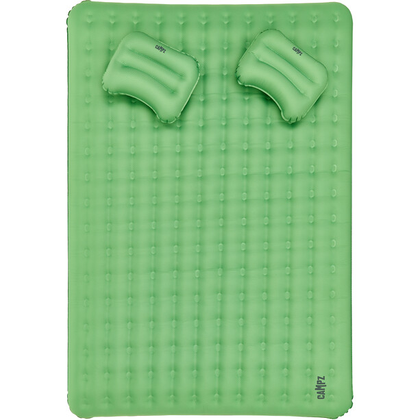 CAMPZ Set di tappetini gonfiabili 16.0 X-Deluxe Long Duo, verde