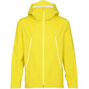 Icebreaker Shell+ Hooded Jacket Heren, geel