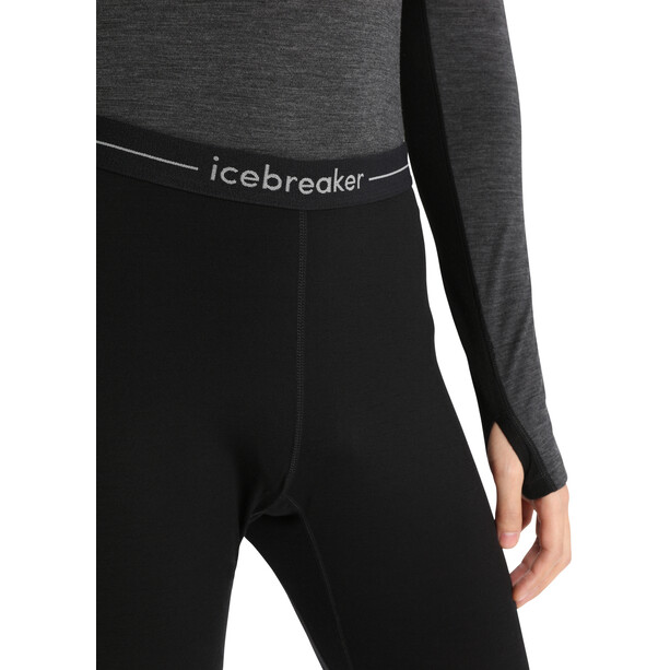 Icebreaker ZoneKnit 200 Leggings Homme, noir/gris