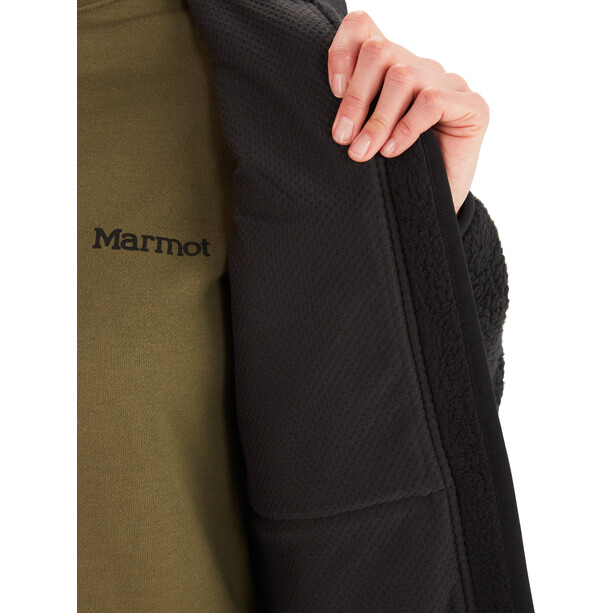 Marmot Wiley Polartec Jacket Women, musta