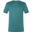 super.natural Base 140 T-shirt Homme, Bleu pétrole