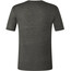 super.natural Base 140 V-Ausschnitt T-Shirt Herren grau