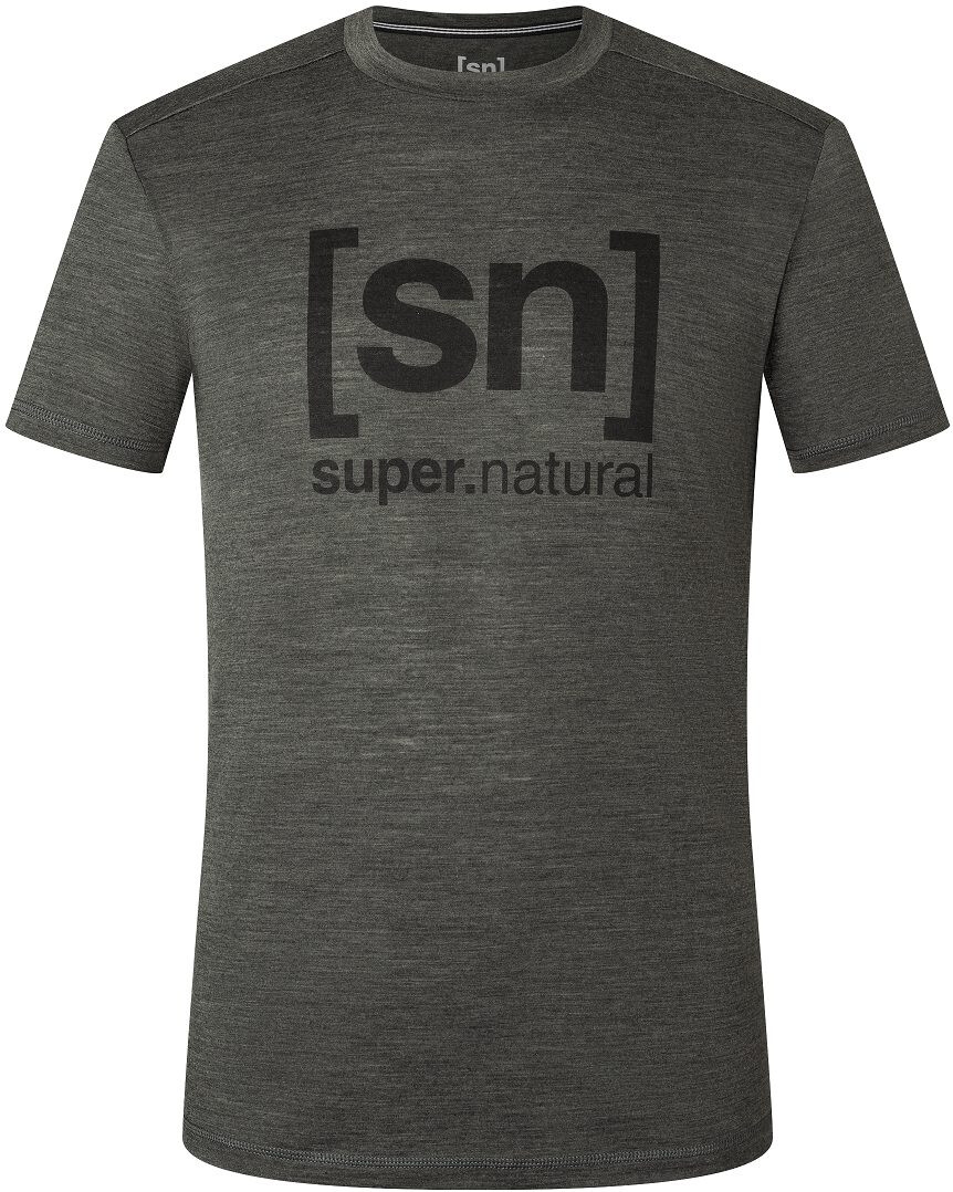 super.naturalLogo T-Shirt Herren grau