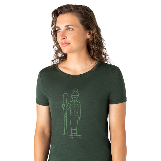 super.natural Skianto T-skjorte Dame Grønn
