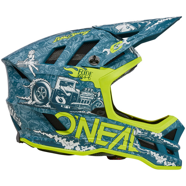 O'Neal Blade Polyacrylite Helm Delta petrol/grün