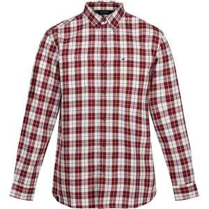Regatta Lance LS Shirt Heren, rood/wit rood/wit