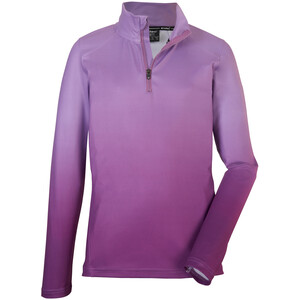 killtec KSW 165 LS Shirt Girls, violetti/vaaleanpunainen violetti/vaaleanpunainen