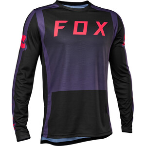 Fox Defend LS Jersey Men, negro/violeta negro/violeta