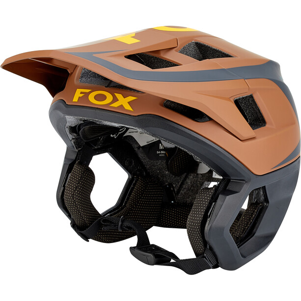 Fox Dropframe Pro Kask Mężczyźni, brązowy/czarny