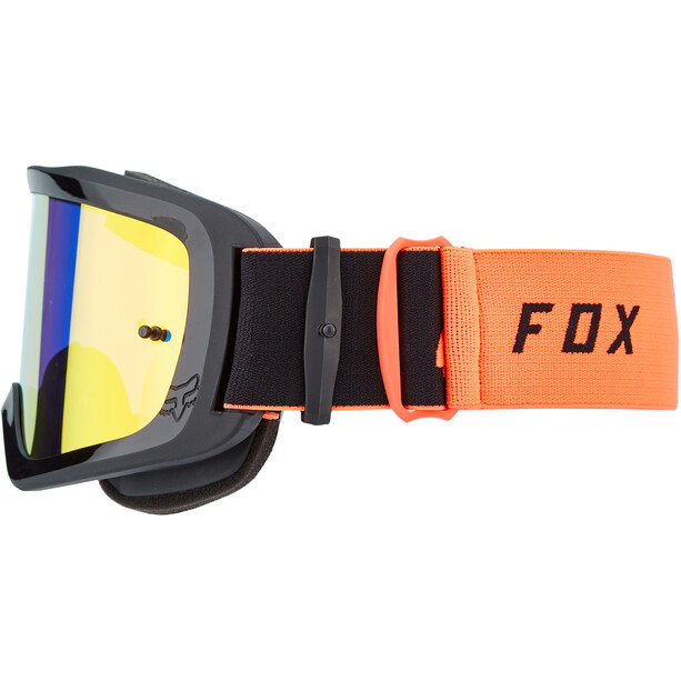 Fox Main Stray Lunettes De Protection Homme, noir/orange