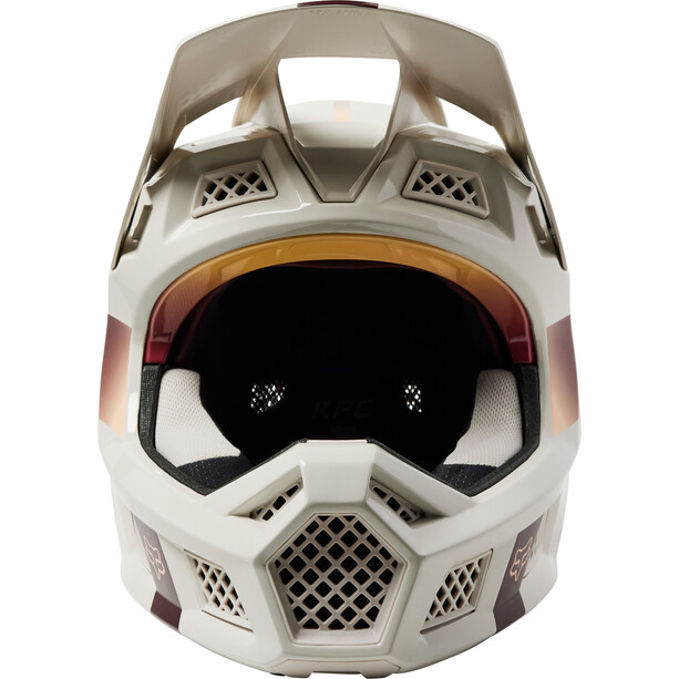Fox Rampage Pro Carbon MIPS Casque Homme, blanc/rouge