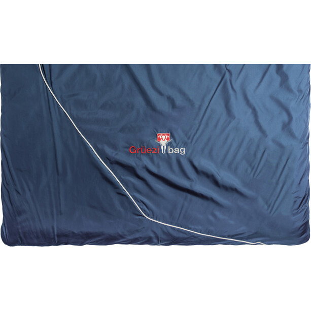Grüezi-Bag Biopod Wool Goas Cotton Comfort Bolsa de dormir, azul
