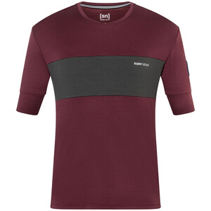 super.natural Gravier Tee-shirt SS Homme, rouge