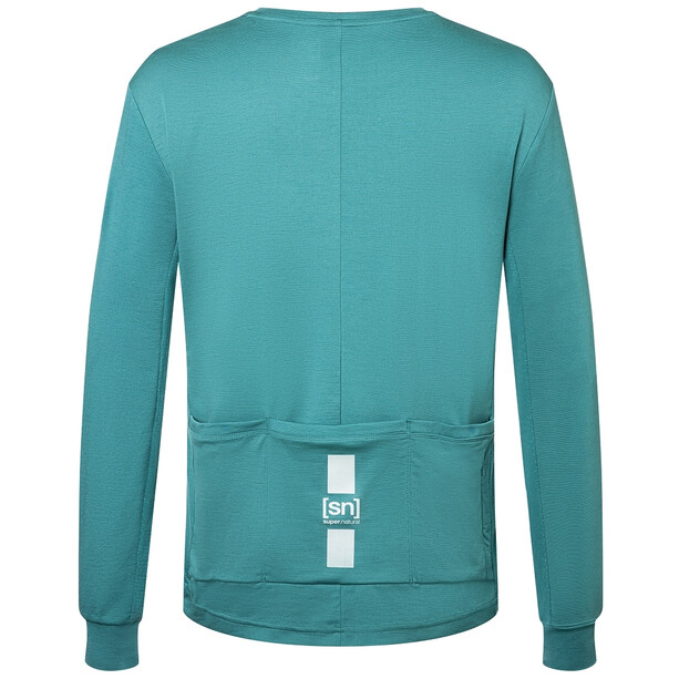 super.natural Gravier Tee-shirt LS Homme, turquoise