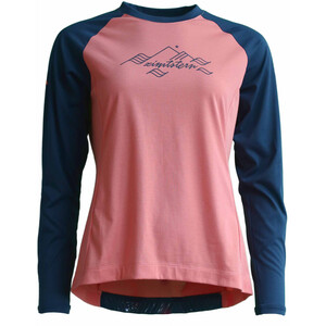 Zimtstern PureFlowz LS Shirt Dames, roze/blauw
