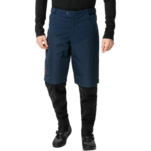 VAUDE All Year Moab III Pantalones con cremallera Hombre, azul/negro