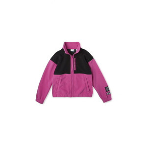 O'Neill Progressive Sherpa Full Zip Jacket Girls, vaaleanpunainen/musta vaaleanpunainen/musta