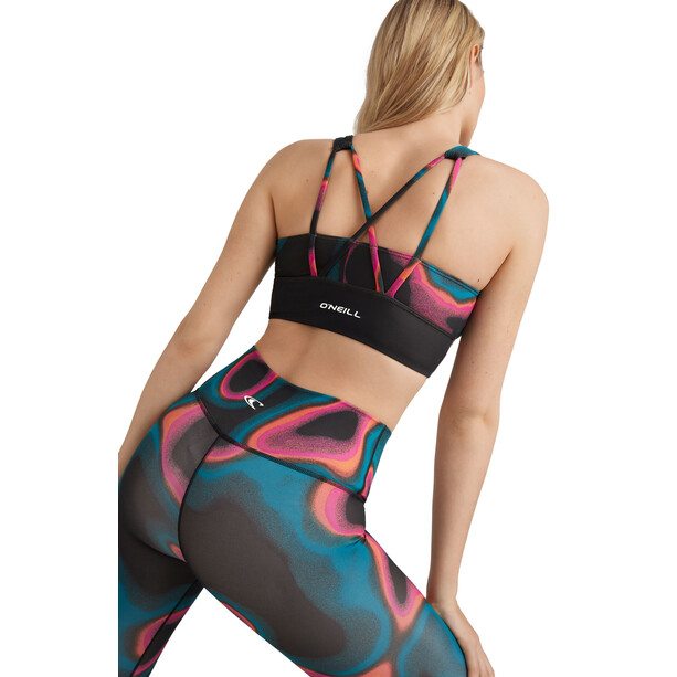 O'Neill Yoga Top sportivo Donna, nero/colorato
