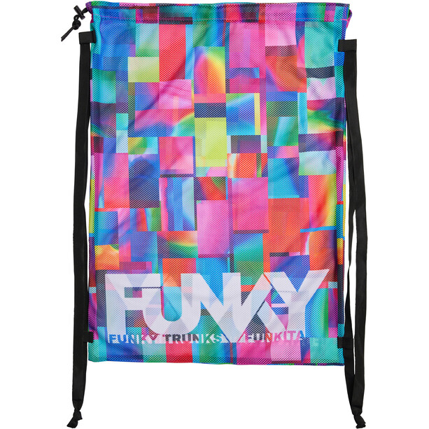 Funky Trunks Mesh Gear Bag Men patch panels
