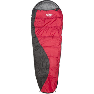 CAMPZ Trekker 300 Sleeping Bag Comfort, czerwony/czarny czerwony/czarny