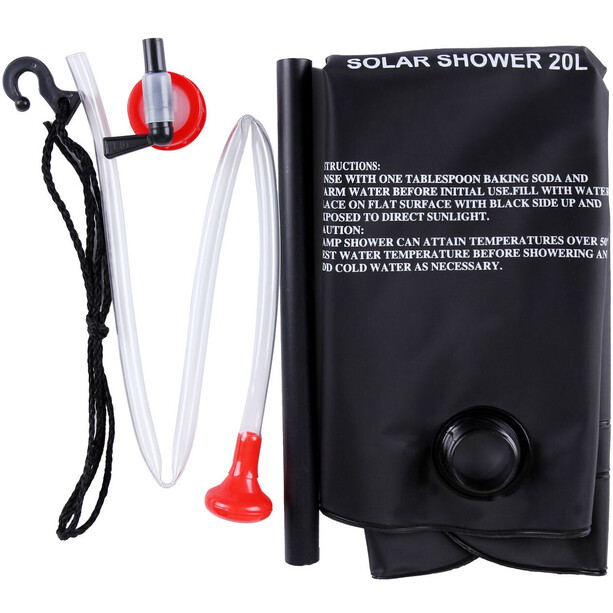 CAMPZ Solar Shower 20l, musta