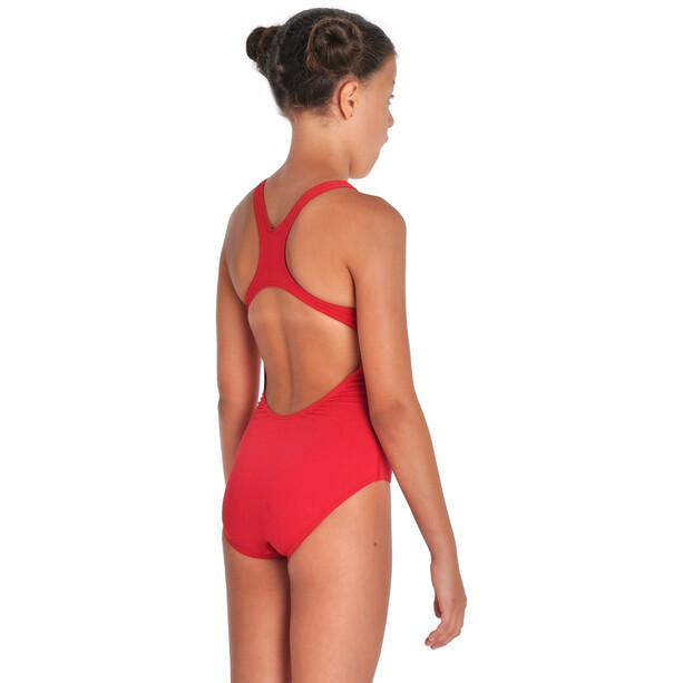 arena Team Pro Solid Einteiliger Badeanzug Mädchen rot