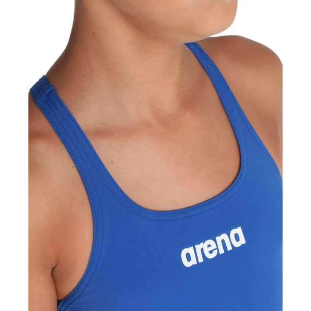 arena Team Pro Solid Einteiliger Badeanzug Mädchen blau
