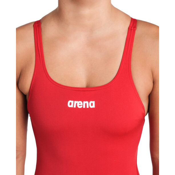 arena Team Pro Solid Costume da bagno intero Donna, rosso