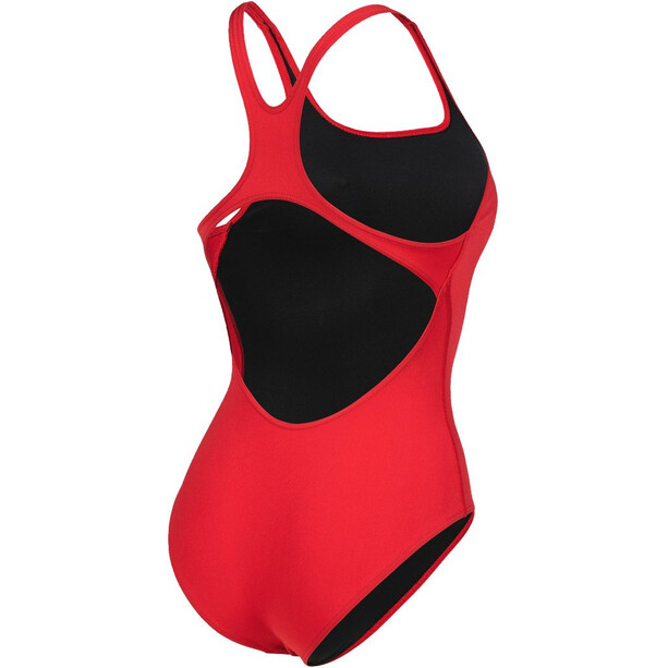 arena Team Pro Solid Einteiliger Badeanzug Damen rot