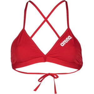 arena Team Top Tie Back Solid Top Dames, rood rood
