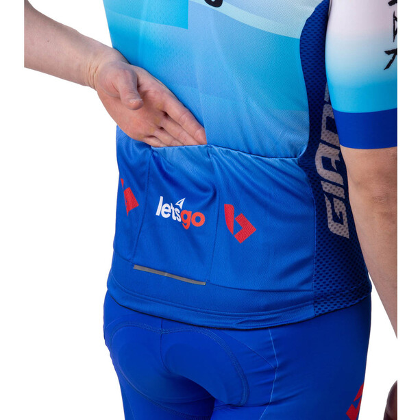 Alé Cycling Prime Kurzarm Trikot Herren blau/weiß