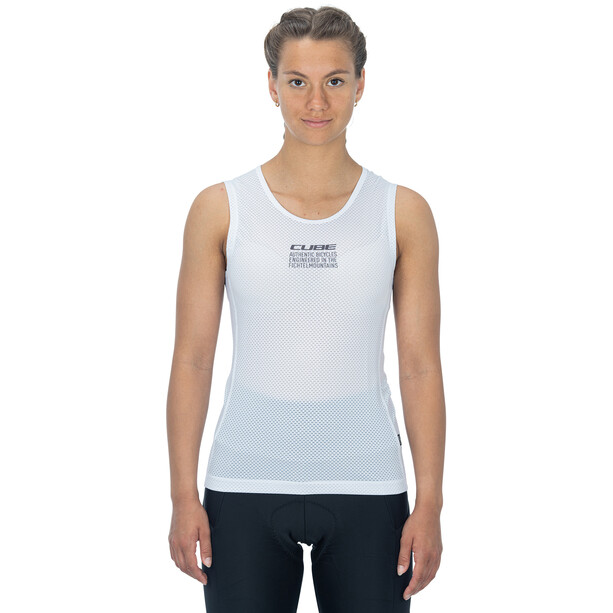 Cube Race Be Cool Camiseta interior NS Mujer, blanco