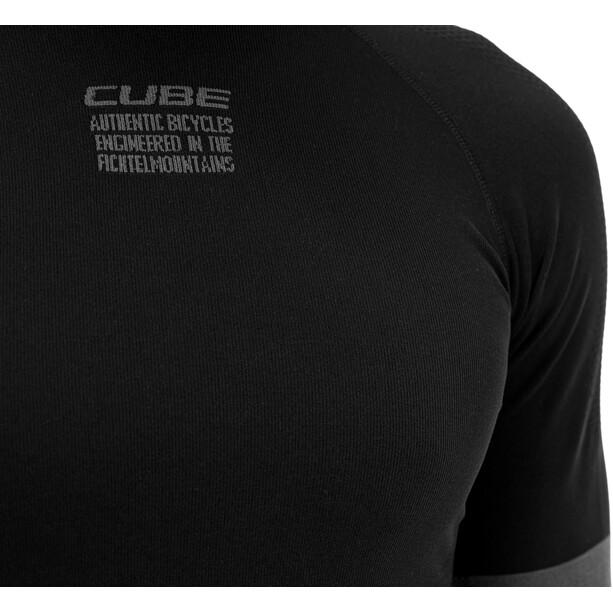 Cube Race Be Warm Camiseta interior manga larga Hombre, negro