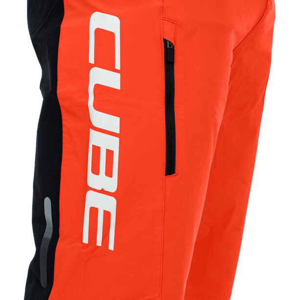 Cube Teamline baggy shorts Herrer, rød