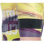 Cube Blackline Art Jersey met korte mouwen Heren, violet/geel