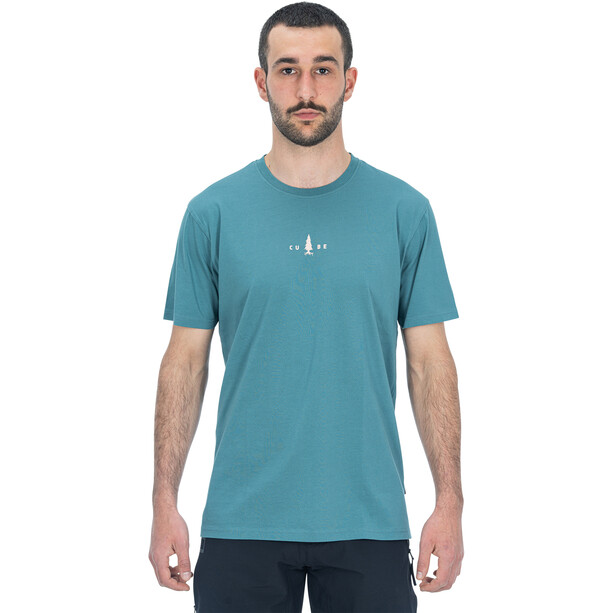 Cube Fichtelmountains Organic T-Shirt GTY FIT Men, Turquesa