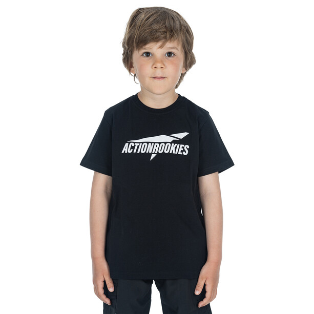 Cube Rookie X Actionteam Organic Camiseta Niños, negro