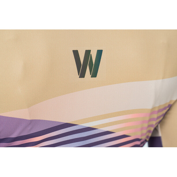 Cube Teamline Jersey met korte mouwen Dames, violet/goud
