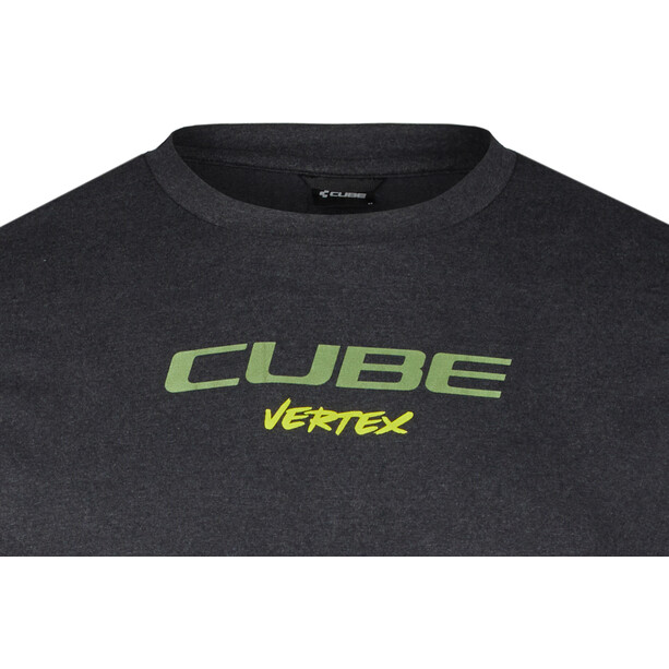 Cube Vertex Flow Crew Neck Longsleeve Jersey Heren, zwart