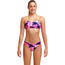 Funkita Bikini due pezzi con schienale a coste Ragazza, rosa/blu