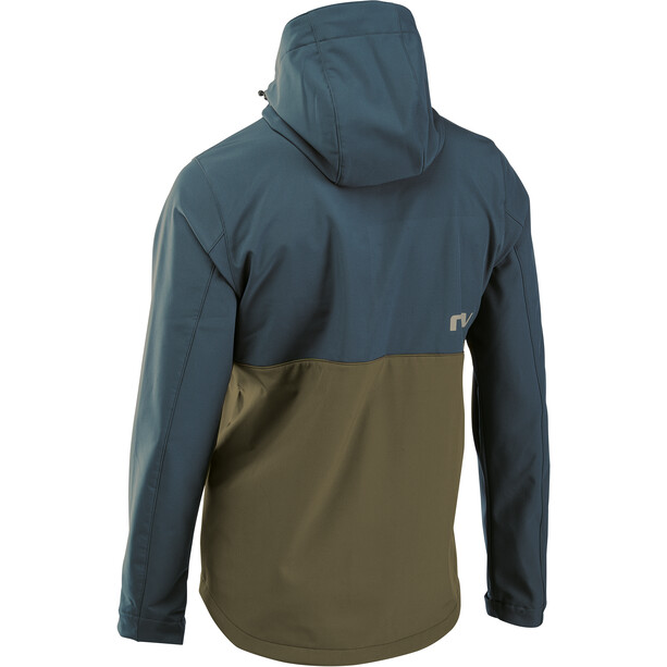 Northwave Easy Out Chaqueta Softshell Hombre, azul/verde