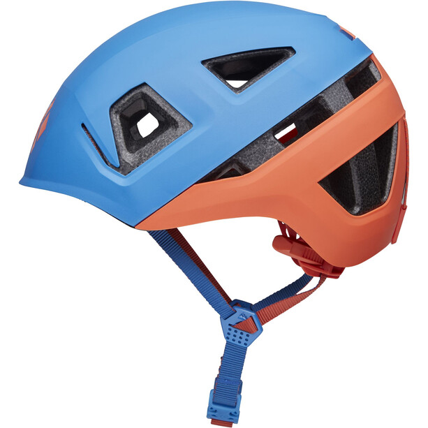 Black Diamond Capitan Helm Kinderen, blauw/oranje