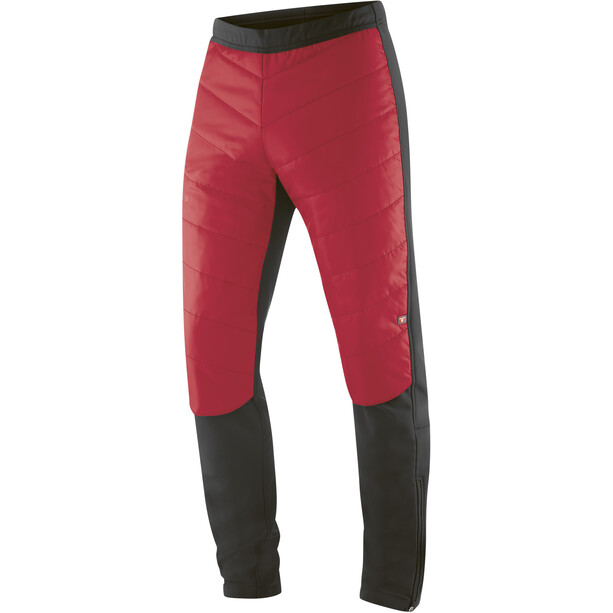 Gonso Montemuro Primaloft Pantalones Híbridos Hombre, negro/rojo