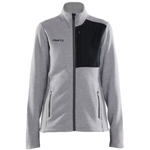 Craft ADV Explr Heavy Fleece Jacket Women grey melange/black grey melange/black