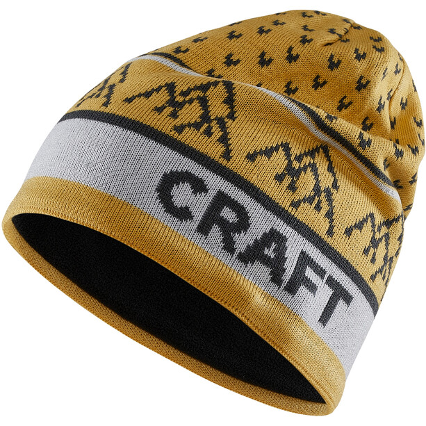 Craft Core Backcountry Chapeau en tricot, jaune