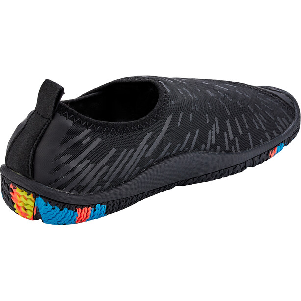 CAMPZ Chaussures Aqua Crochet & Sangle, noir/gris
